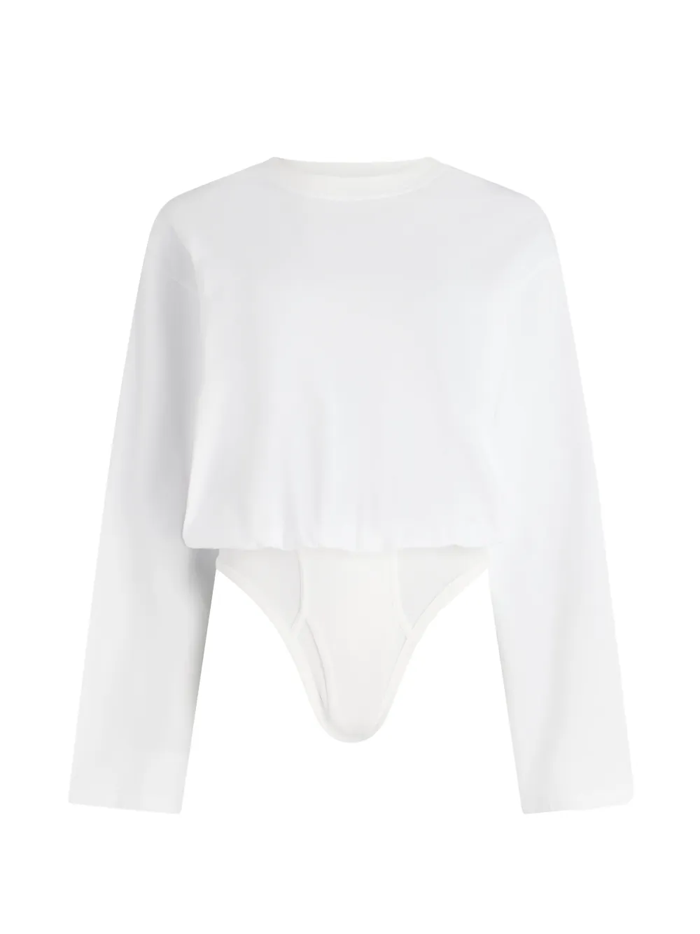Jean Paul Gaultier long sleeves body - Bianco