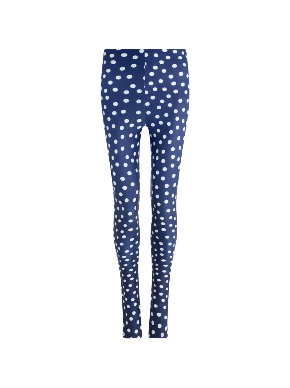 Jean Paul Gaultier polka dot leggings - Blu