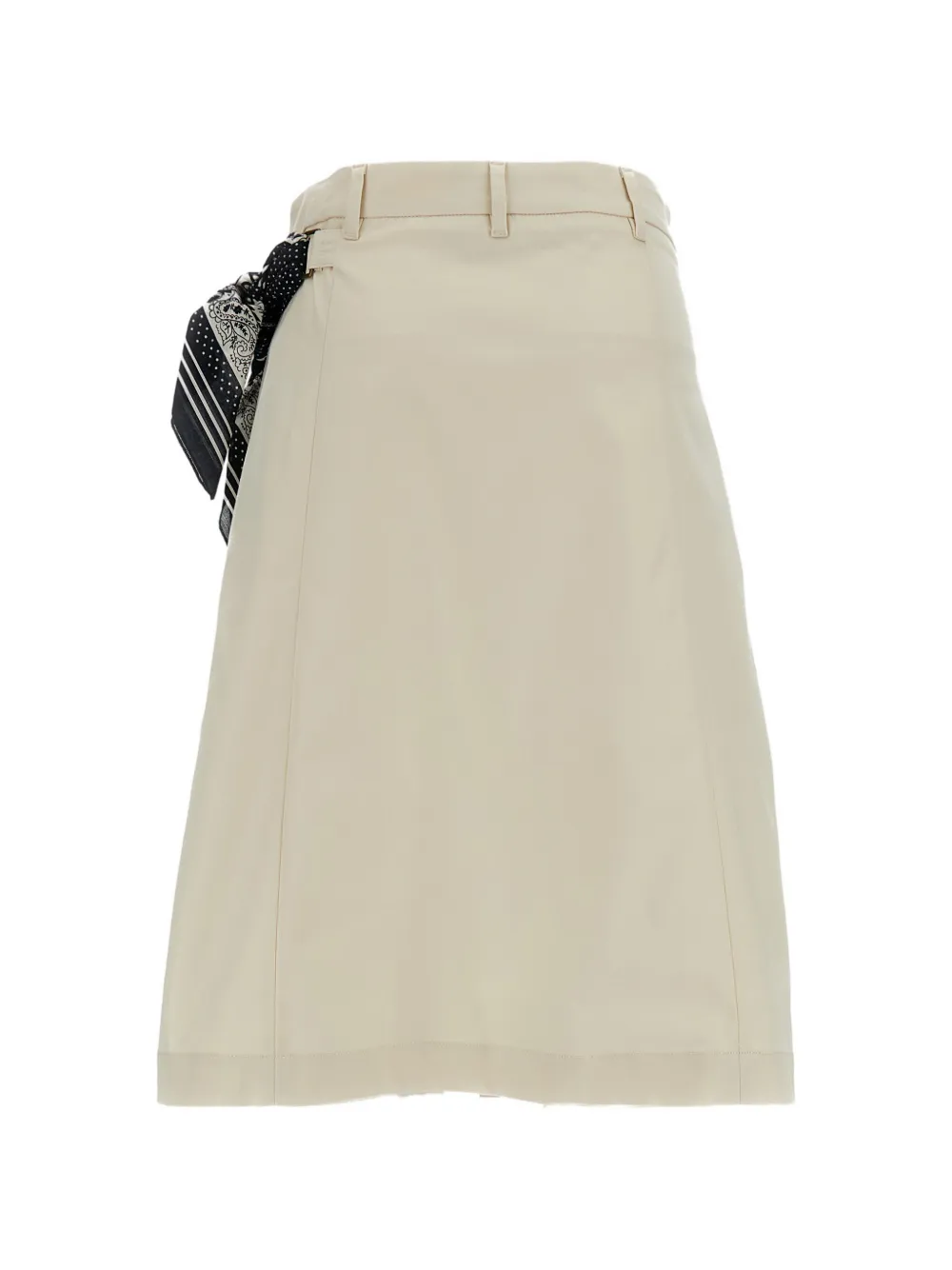  True Royal Wrap Skirt - White 