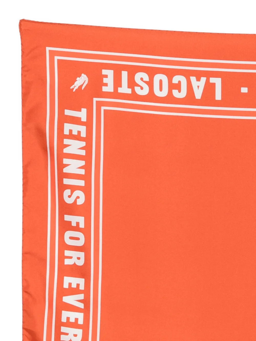Lacoste Sjaal met logoprint Oranje