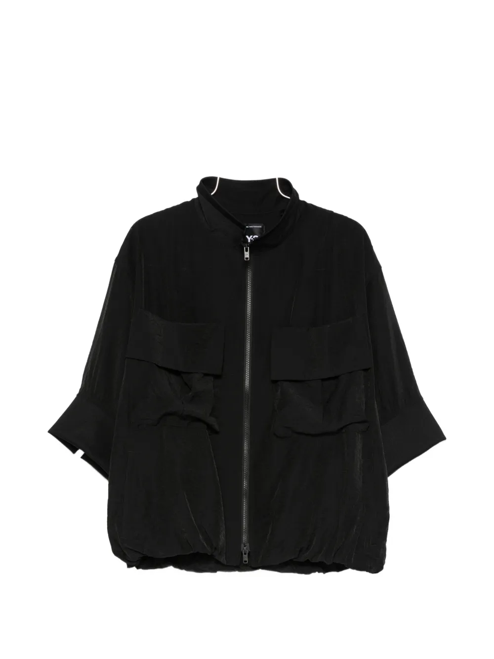 Y-3 chest-pocket track jacket - Nero