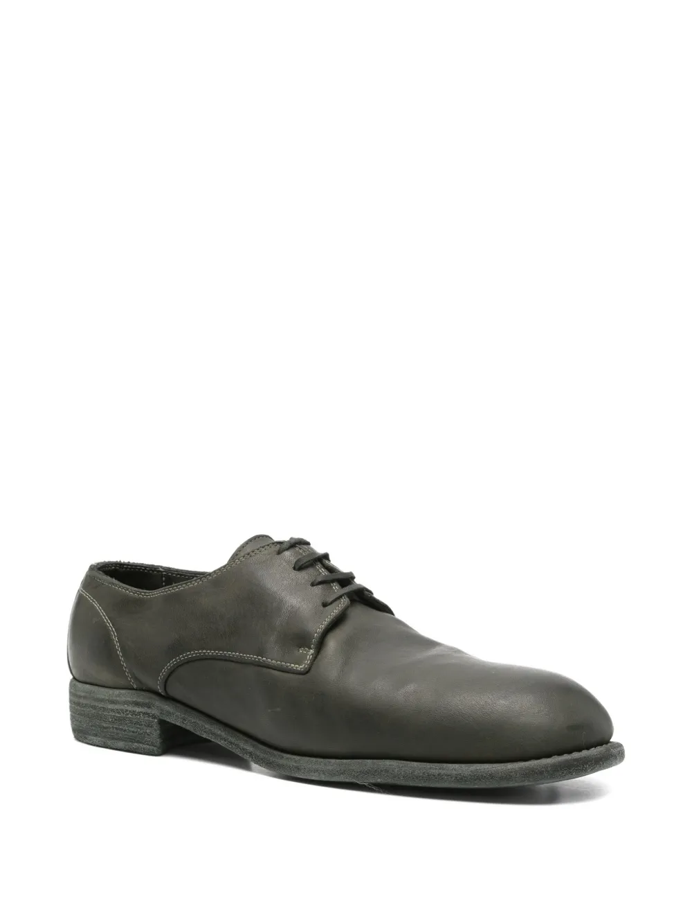 Guidi lace-up derby shoes Groen