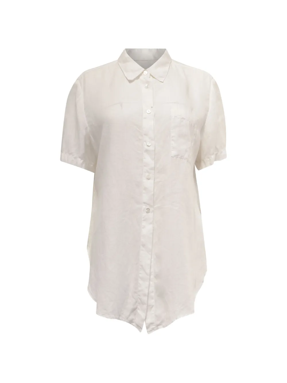 Theory short-sleeved shirt - Bianco