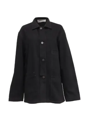 LEMAIRE ボクシー デニムジャケット | ブラック | FARFETCH JP