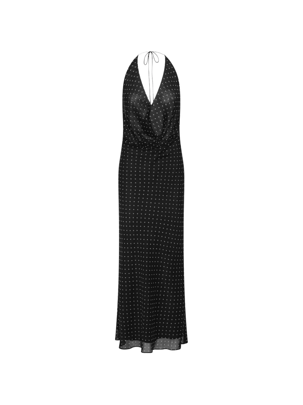 ROTATE BIRGER CHRISTENSEN Abito con scollo all'americana - Nero