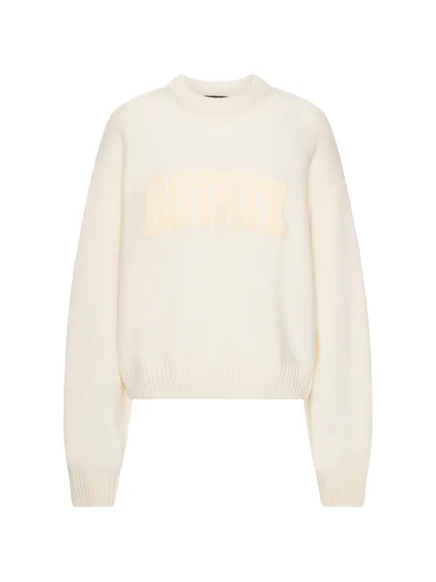 ROTATE BIRGER CHRISTENSEN — crew-neck logo sweater