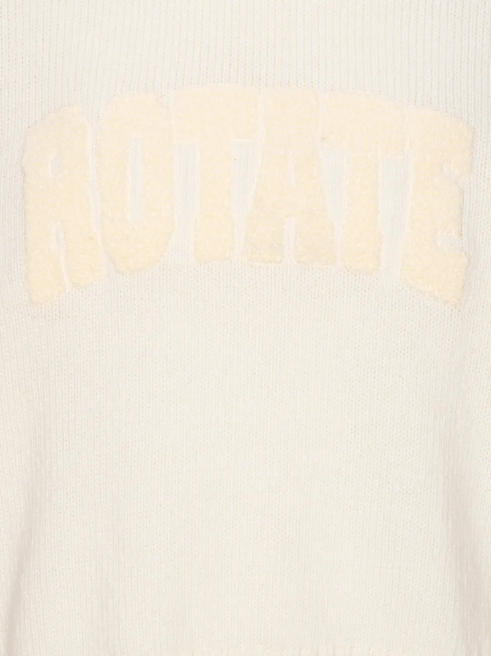 ROTATE BIRGER CHRISTENSEN Trui met ronde hals en logo Beige
