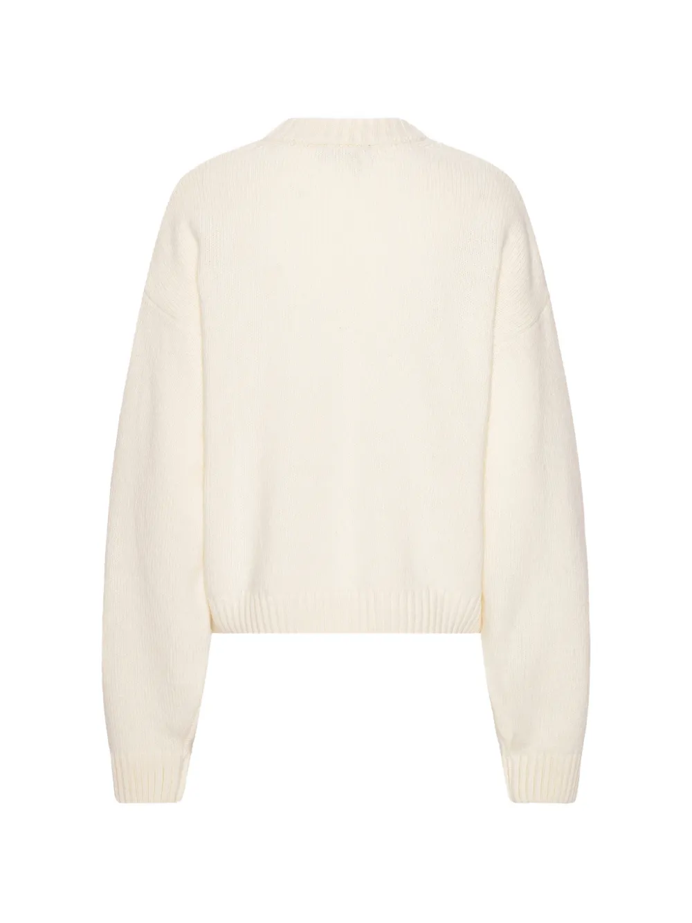 ROTATE BIRGER CHRISTENSEN Trui met ronde hals en logo Beige