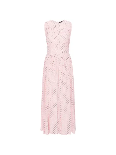 ROTATE BIRGER CHRISTENSEN vestido largo con diseño fruncido