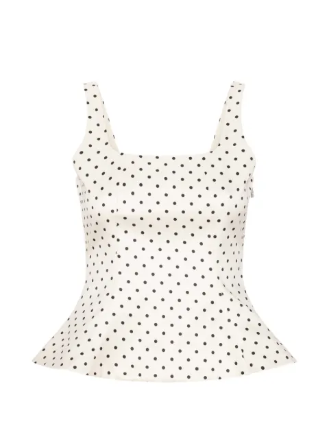 ROTATE BIRGER CHRISTENSEN Top mit Polka Dots
