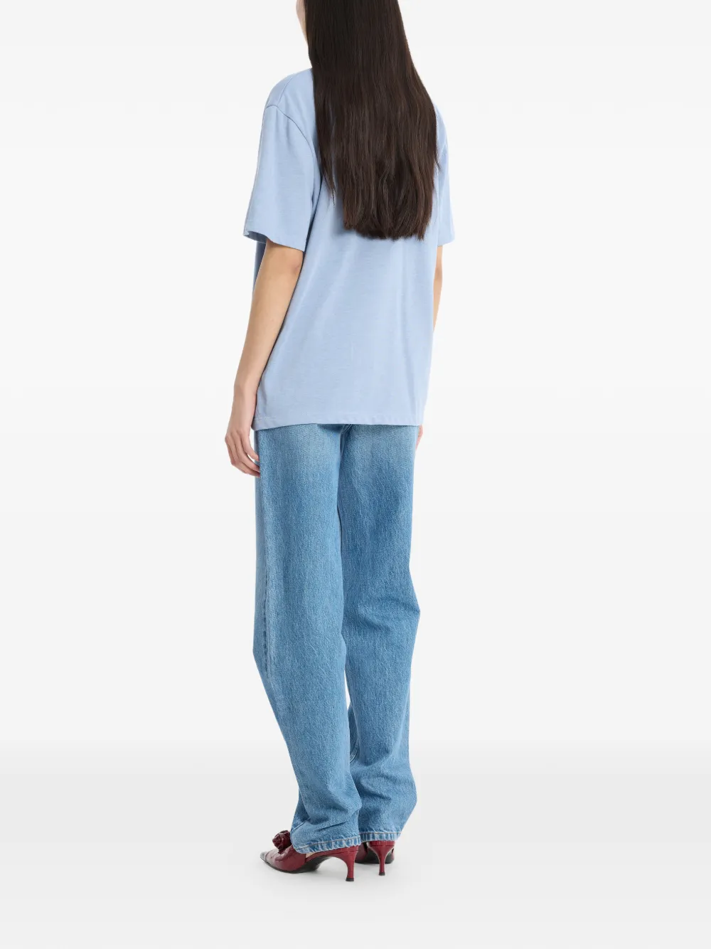 ROTATE BIRGER CHRISTENSEN T-shirt met print Blauw