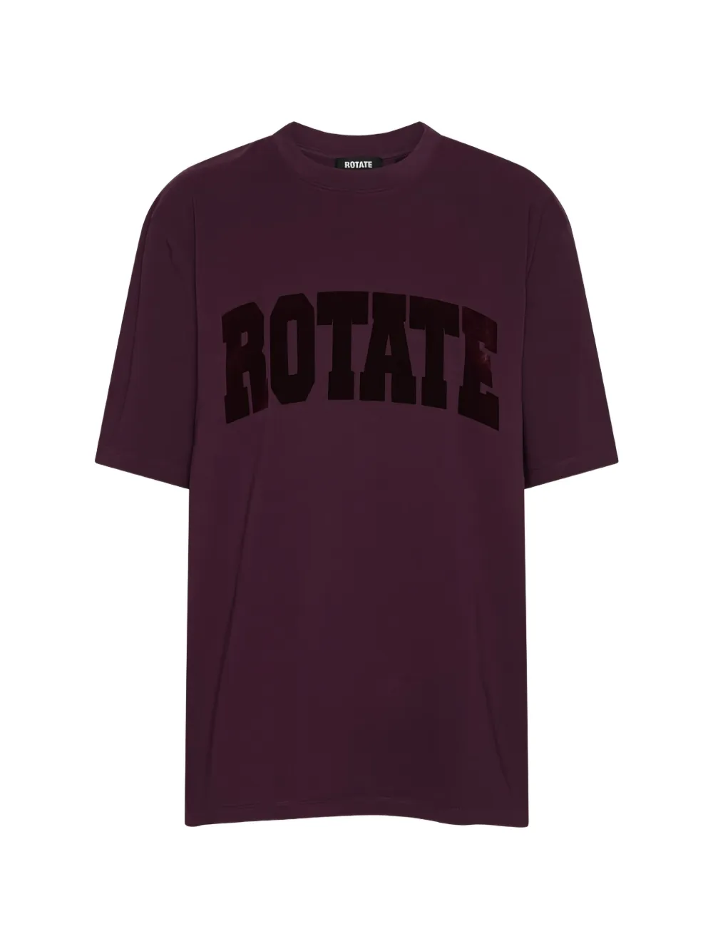ROTATE BIRGER CHRISTENSEN jersey oversized T-shirt bordeaux