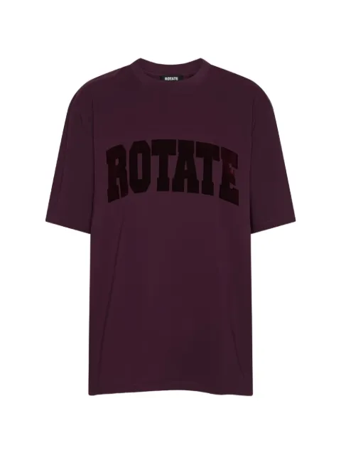 ROTATE BIRGER CHRISTENSEN jersey oversized T-shirt bordeaux