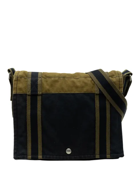 Hermès Pre-Owned bolsa crossbody Fourre Tout Besace MM de lona bicolor 1990-2015