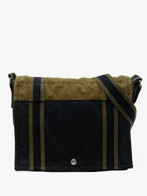 Hermès Pre-Owned bolsa crossbody Fourre Tout Besace MM de lona bicolor 1990-2015
