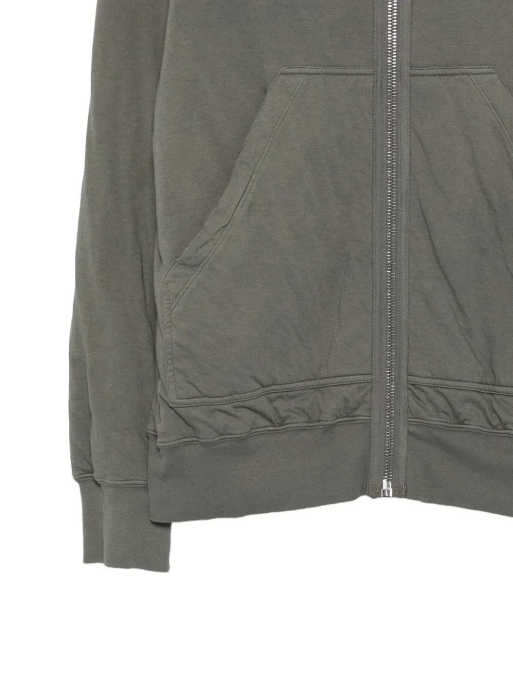 Rick Owens DRKSHDW Hoodie met rits Groen