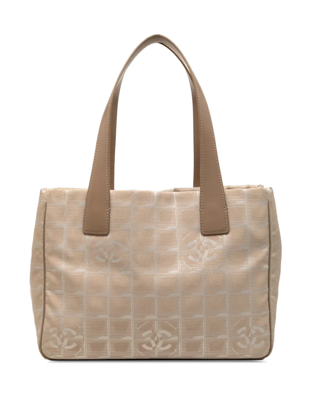 CHANEL Pre-Owned 2003-2004 New Travel Line Nylon tote bag - Brown