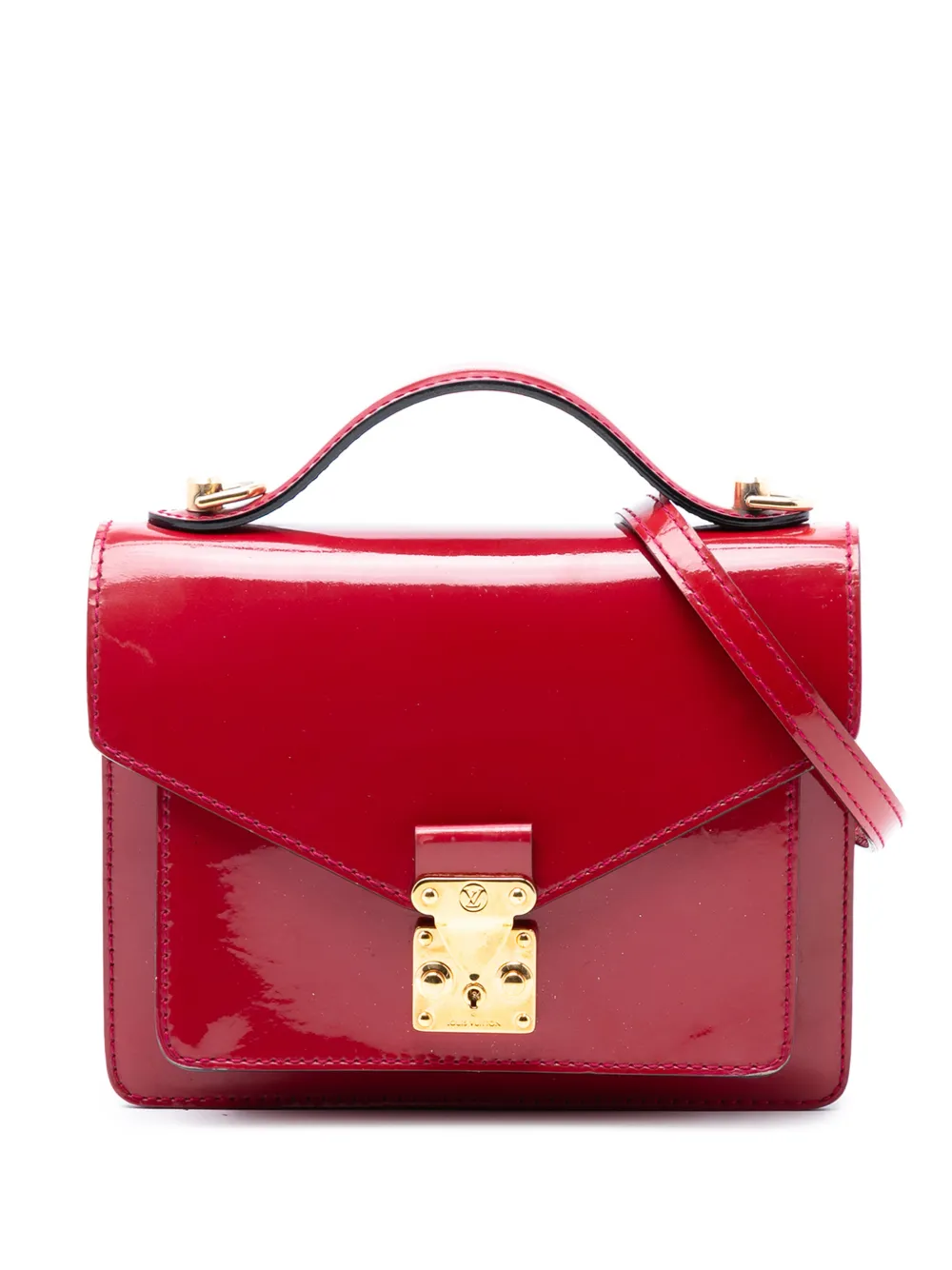 Louis Vuitton Pre-Owned 2013 Vernis Monceau BB satchel - Rosso