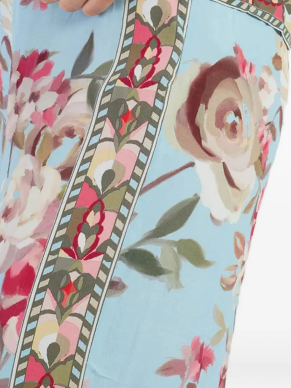 Derhy Broek met wijde pijpen Blauw