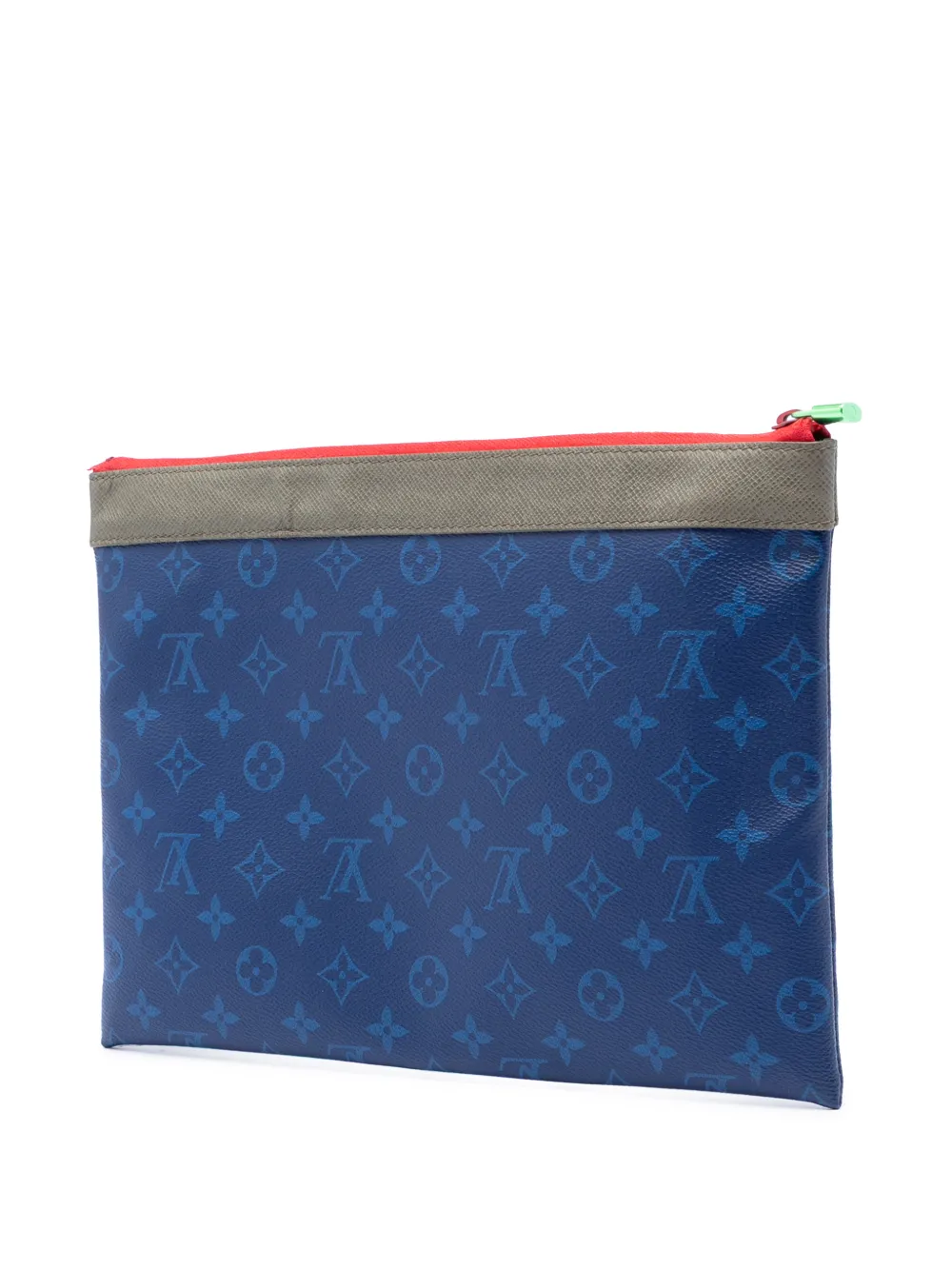  Louis Vuitton Pre-owned 2018 Monogram Pacific Outdoor Apollo Pochette Clutch Bag - Blue 