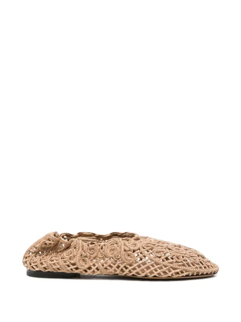 ODISSI Iris crochet ballet flats