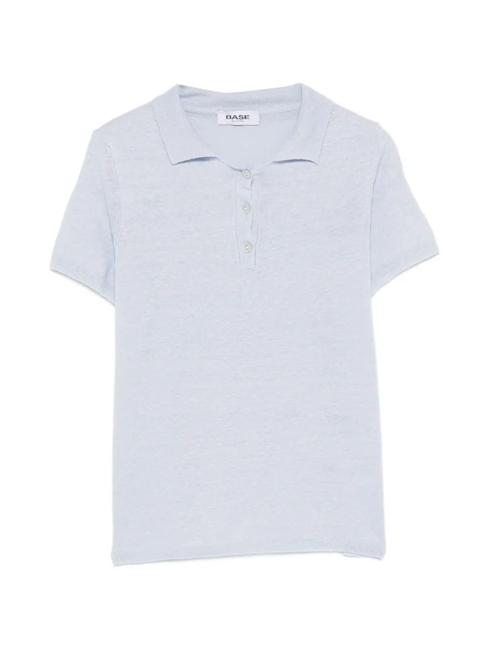 base button polo top - Blau