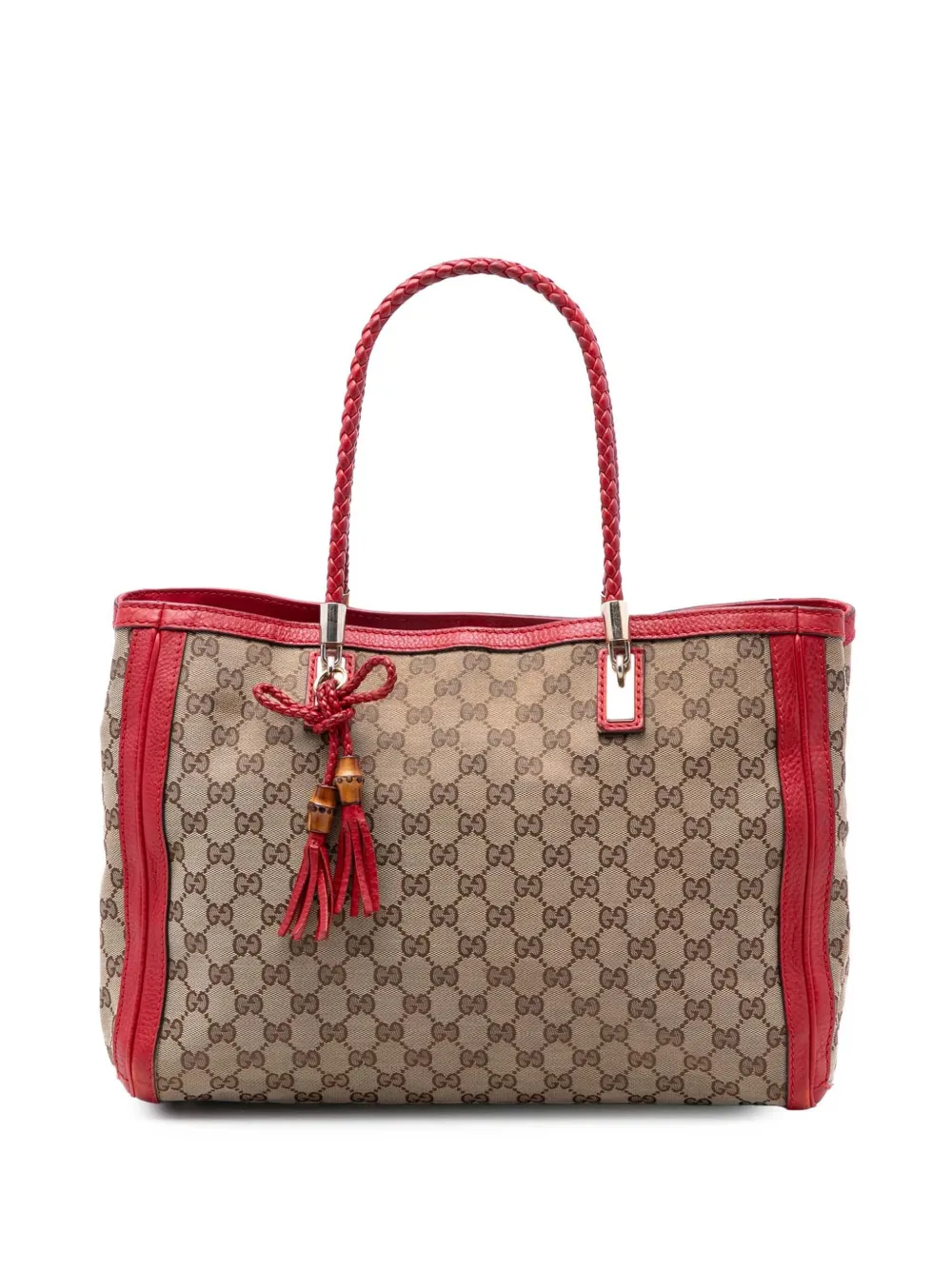 Gucci Pre-Owned 2016-2026 Medium GG Canvas Bella tote bag - Marrone