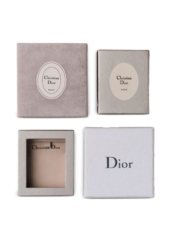 Christian Dior Pre-Owned 1980s Pearl Necklace And Earring Set