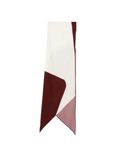 Alberta Ferretti mascada con estampado geométrico