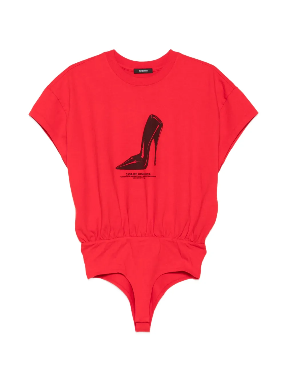 Willy Chavarria logo-print T-shirt - Rosso