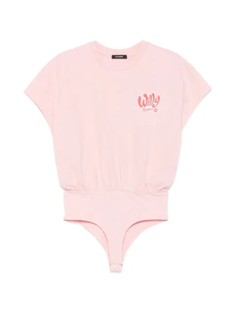 Willy Chavarria logo-print bodysuit
