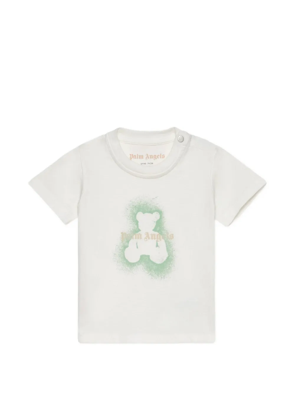 Palm Angels Kids bear-graphic T-shirt - Toni neutri