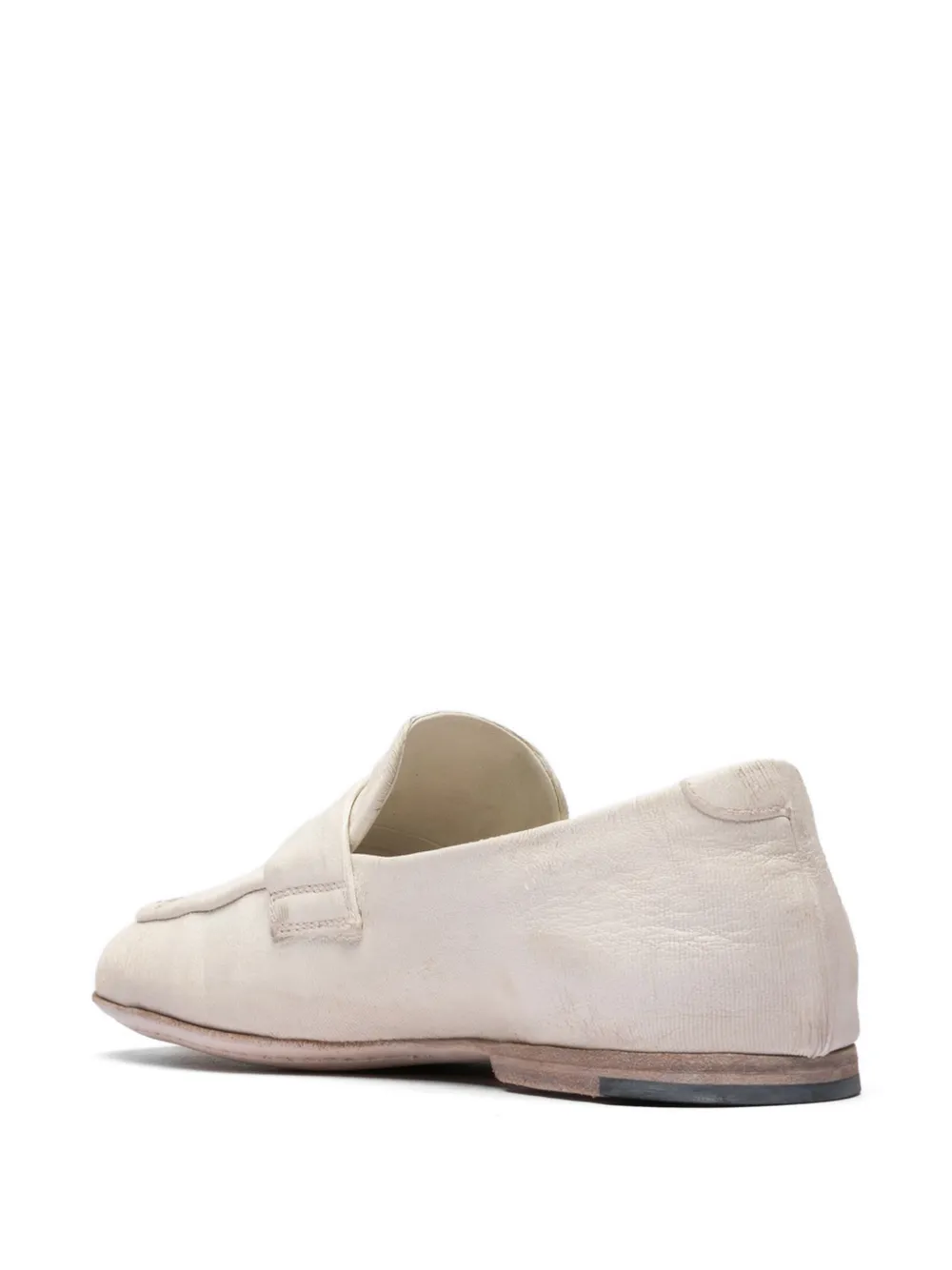 Officine Creative Blair loafers met bandje Beige