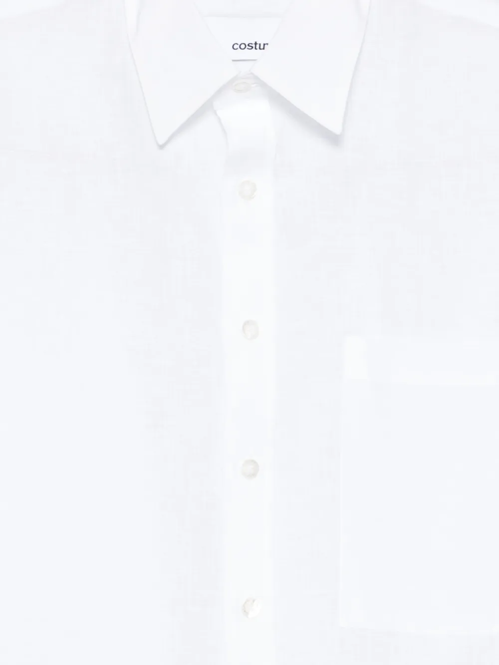 Costumein Andrea blouse met borstzak Wit