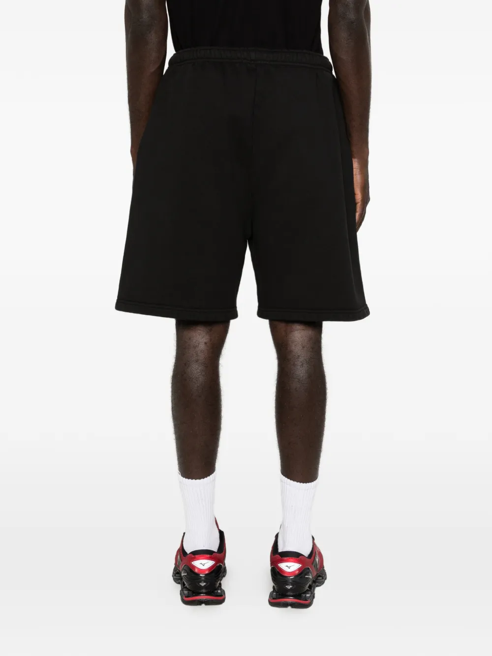 Willy Chavarria Shorts met print Zwart