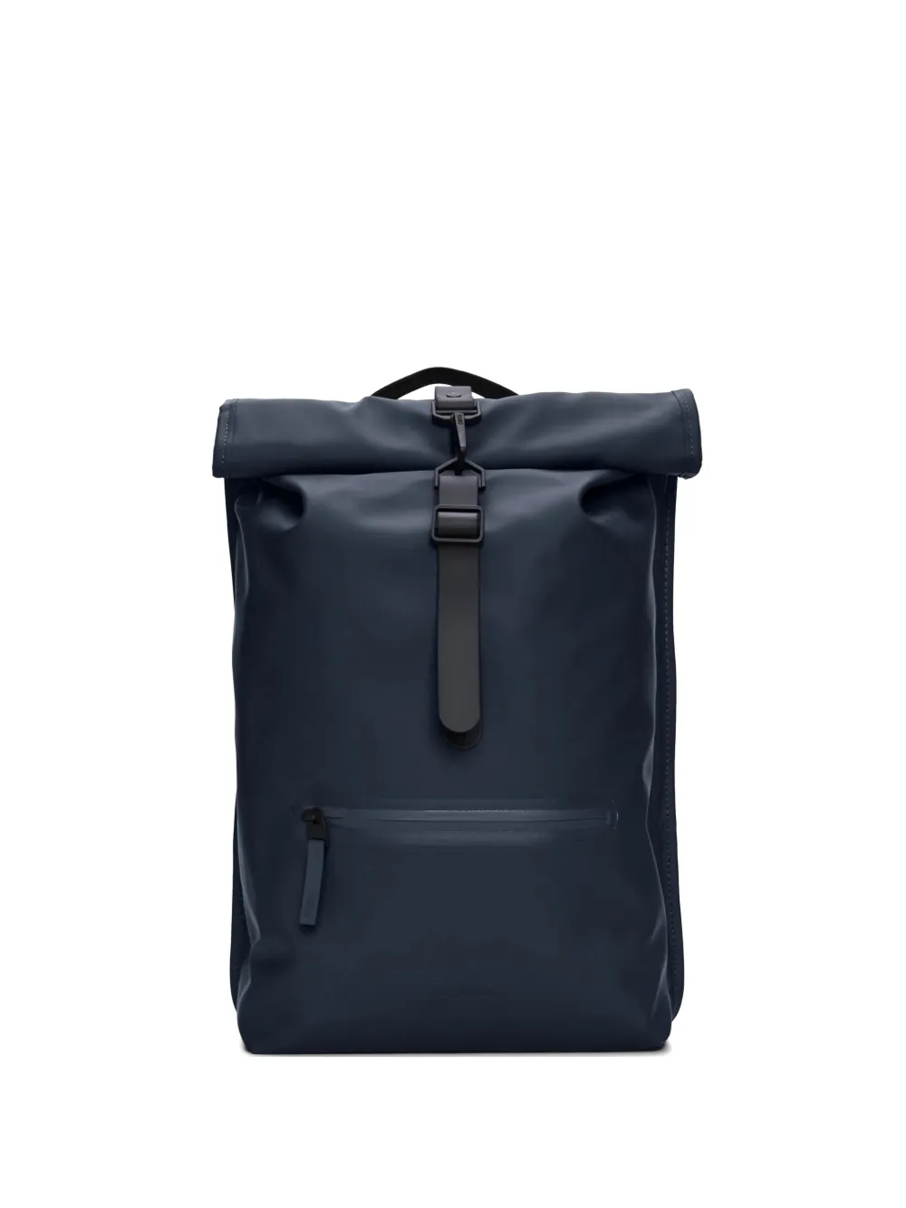 Rains roll-top carabiner-clip backpack - Blu