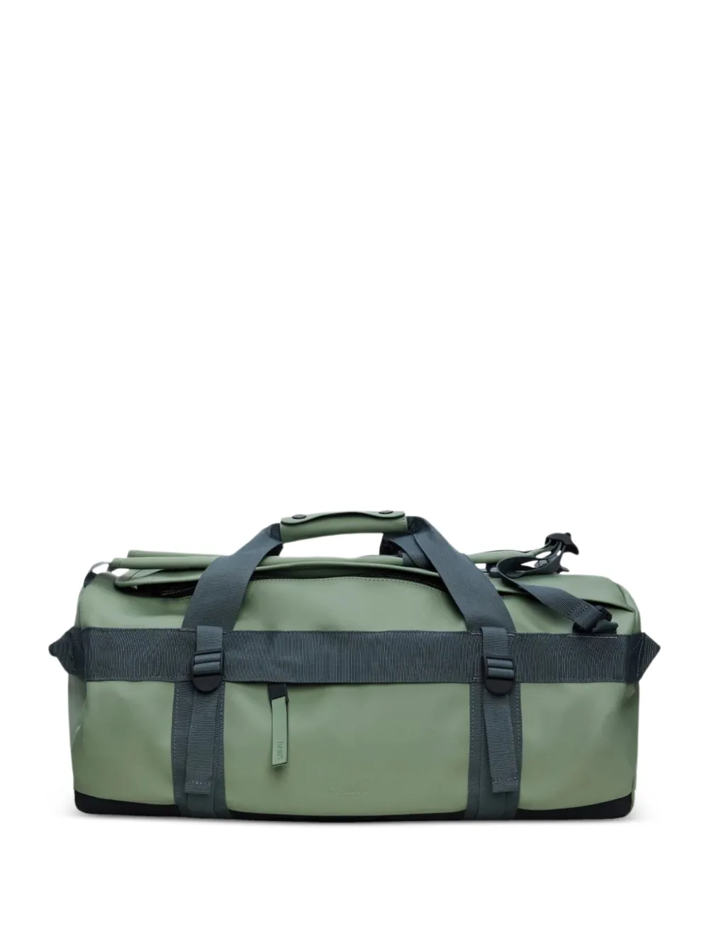 Rains Texel logo-print buckle-fastening duffle bag - Verde