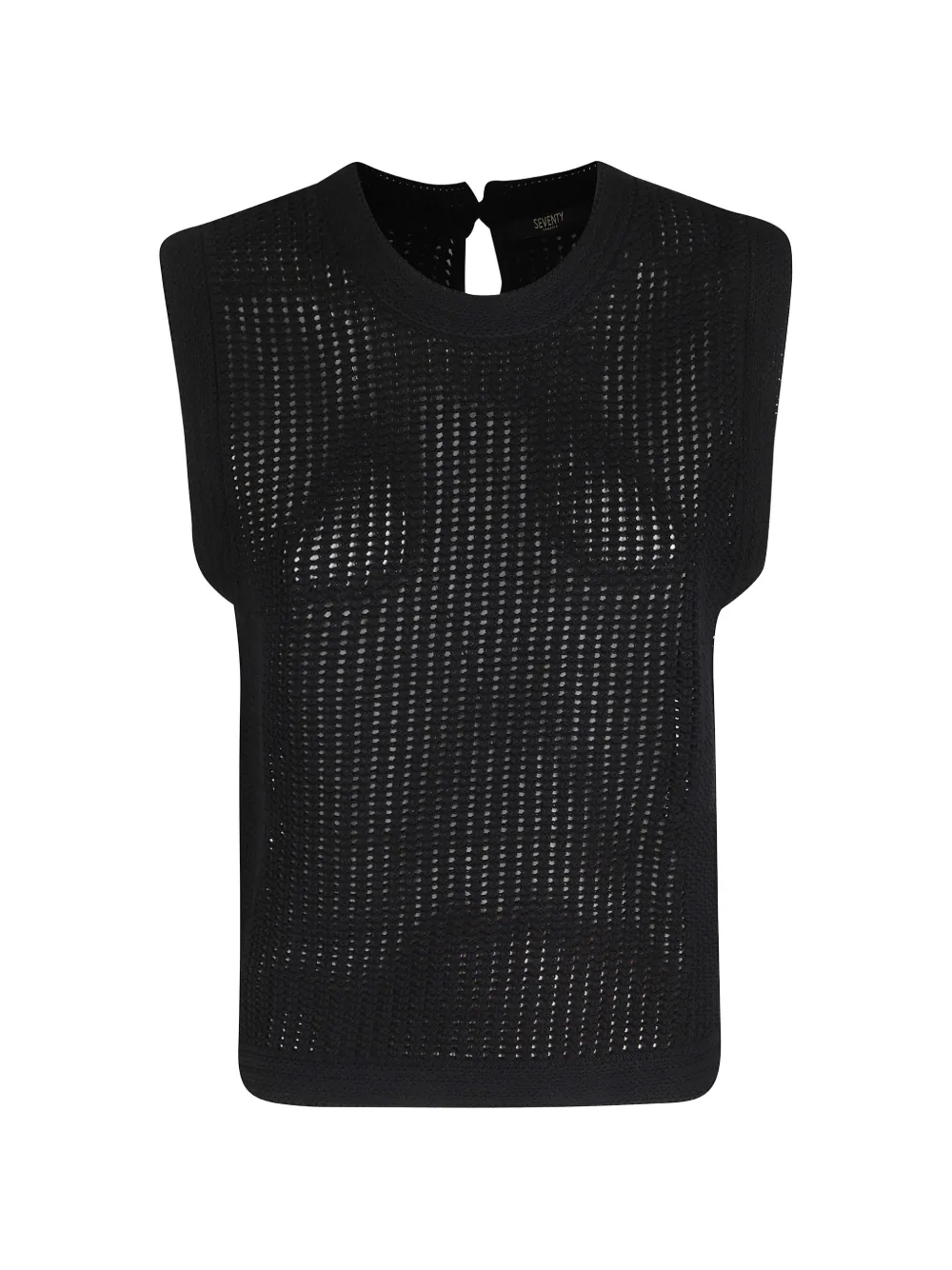 Seventy open-knit sweater - Nero