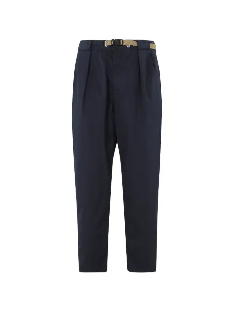 White Sand belted pleated trousers