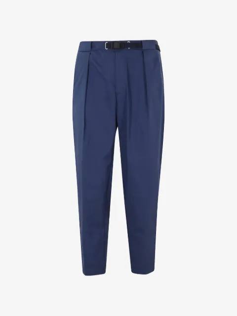 White Sand belted pleated trousers