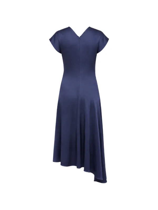 victoria beckham asymmetric dress Asymmetrical Midi Dress