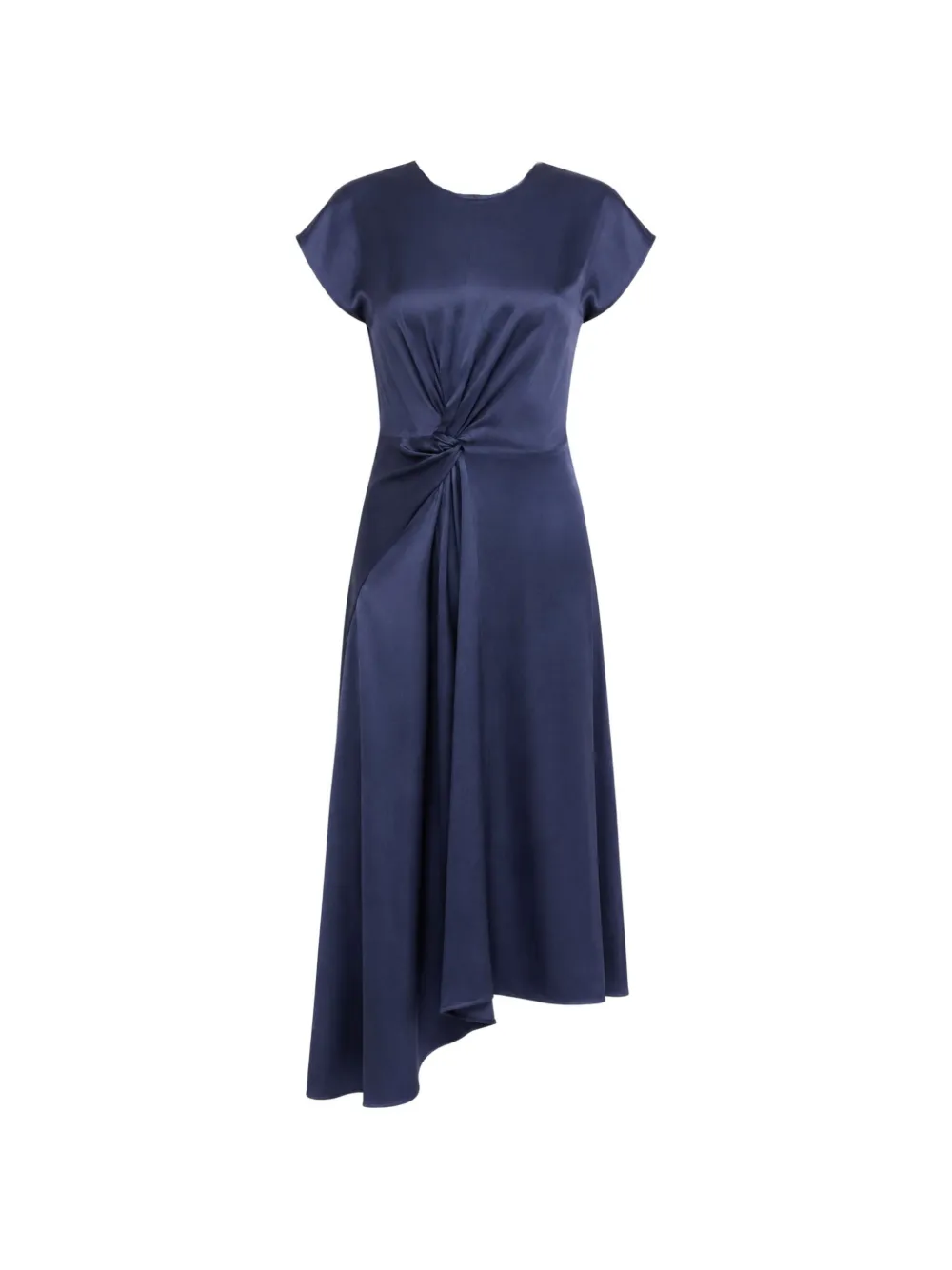 Victoria Beckham twist-detail asymmetric dress - Blu