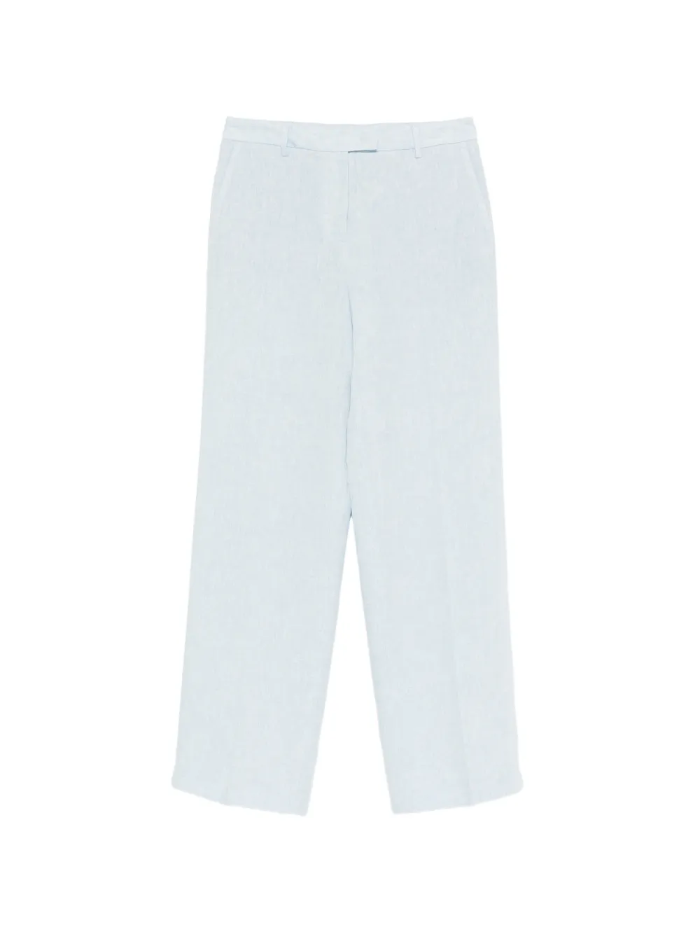 Manuel Ritz flat-front trousers - Blu