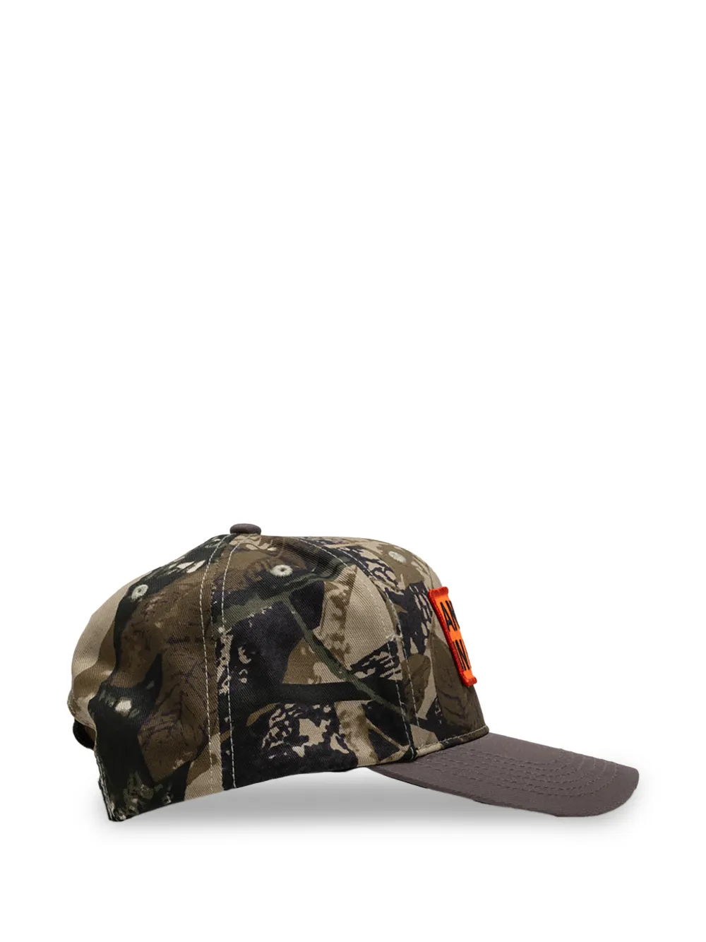 Pleasures Pet met camouflageprint Bruin