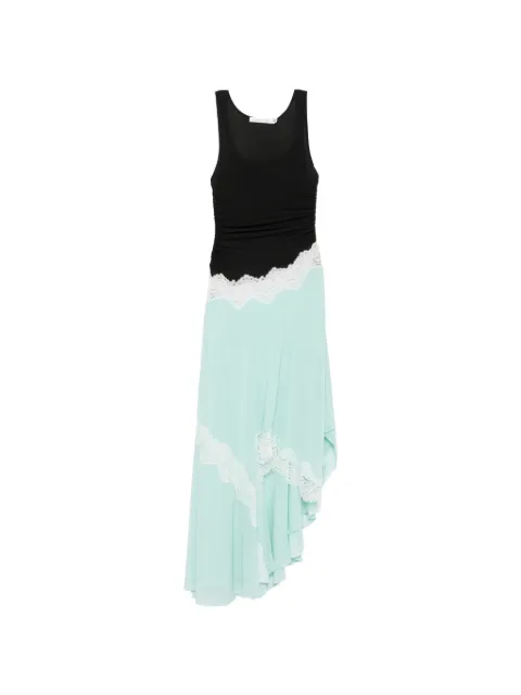 Christopher Esber lace-trim gathered dress