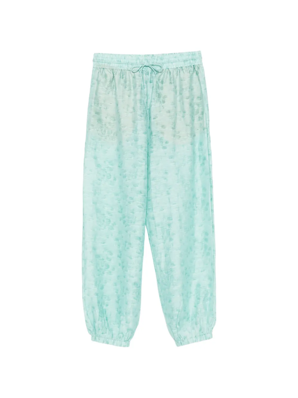Christopher Esber Light Leak jacquard trousers - Verde