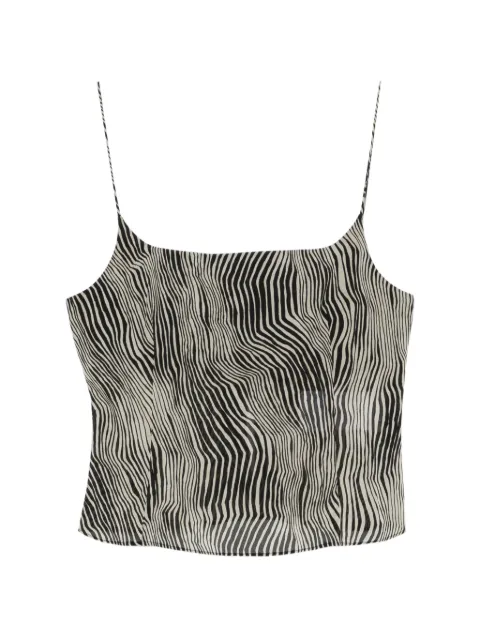 St. Agni zebra-pattern top