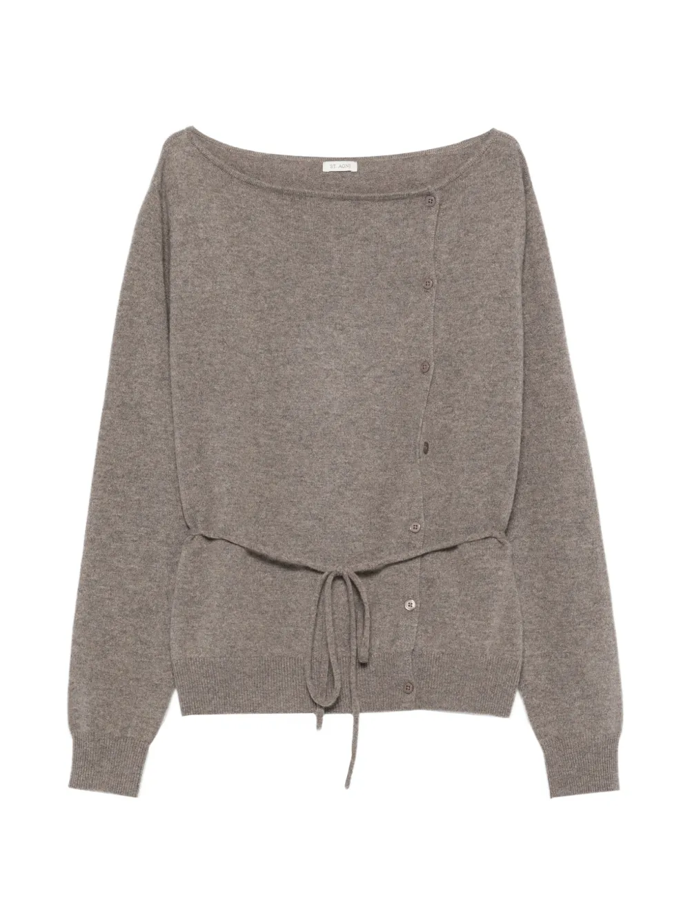 St. Agni long-sleeves cardigan - Toni neutri