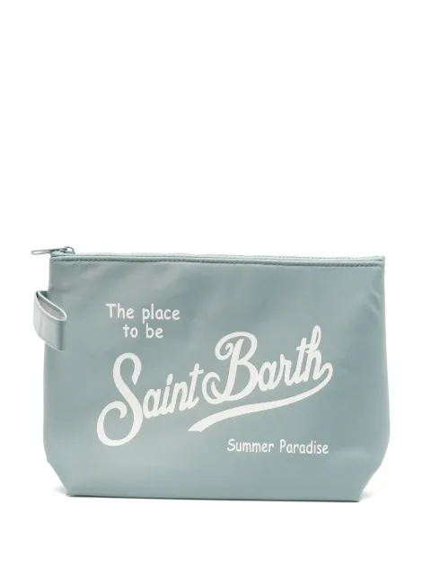 MC2 Saint Barth logo-print clutch bag