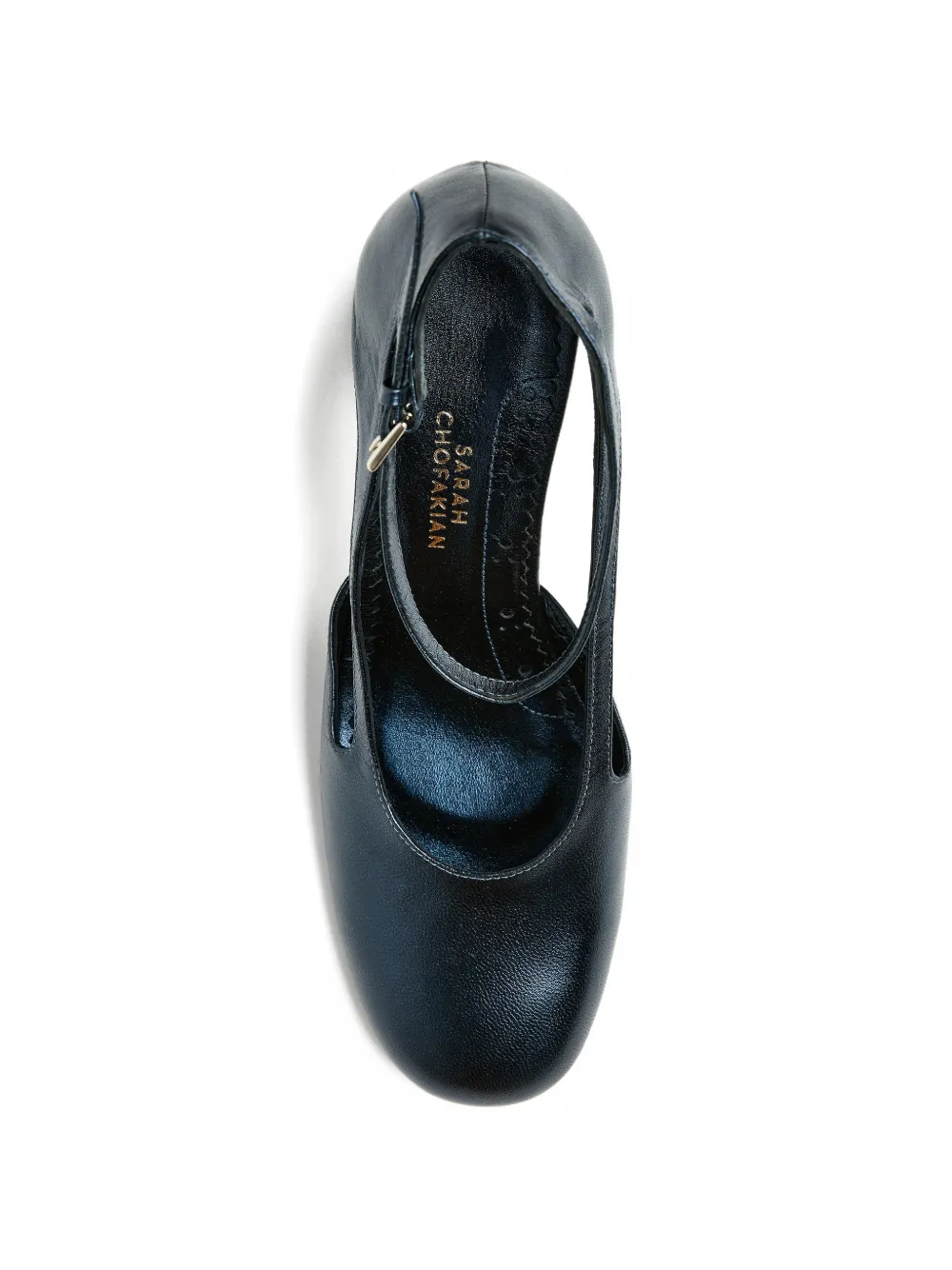 Sarah Chofakian Boneca Alto Paraíso cutout strap pumps Blauw